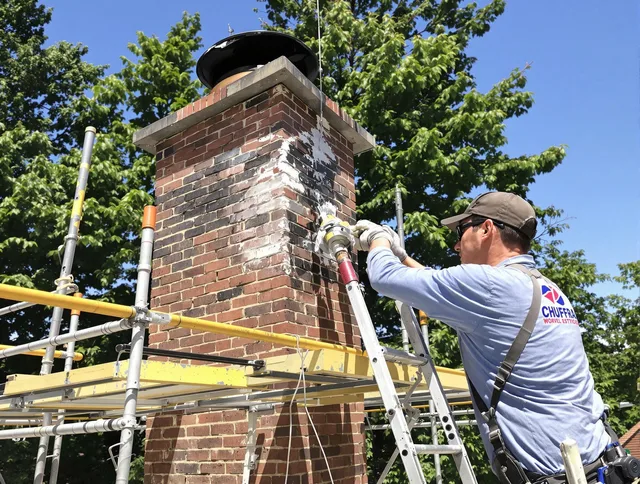 Structural chimney repair by Huntersville Chimney Sweep in Huntersville, NC